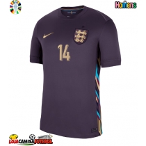Camisa de Futebol Inglaterra Ezri Konsa #14 Equipamento Secundário Europeu 2024 Manga Curta